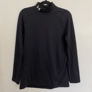 Under Armour Black Cold Gear Shirt, Size Medium